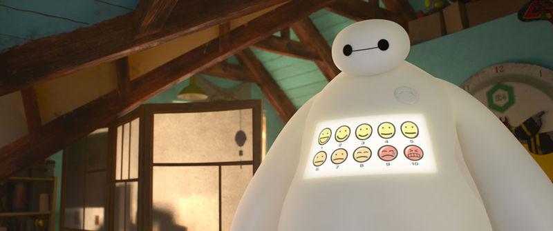 Big Hero 6's Baymax, a big inflatable robot