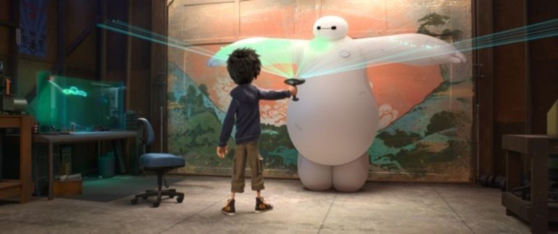 Big Hero 6's Baymax, a big inflatable robot