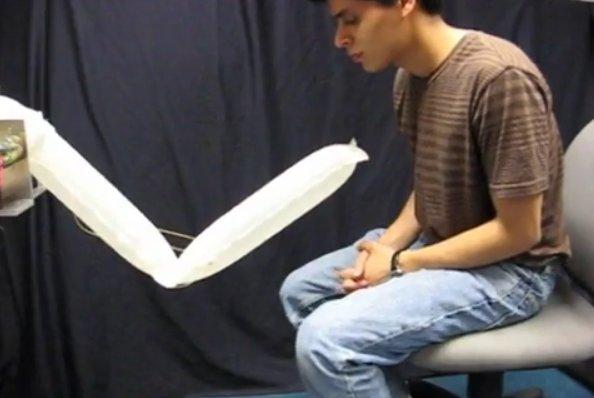 Inflatable robot arm from CMU