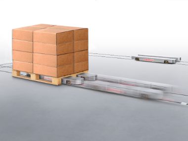 LogiMover: A unique forklift with two independent robot lifters