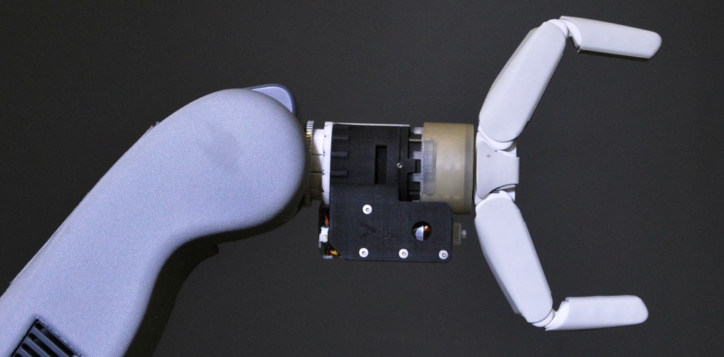 Underactuated "Velo" Gripper from Willow Garage