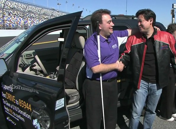 Blind Person Driving